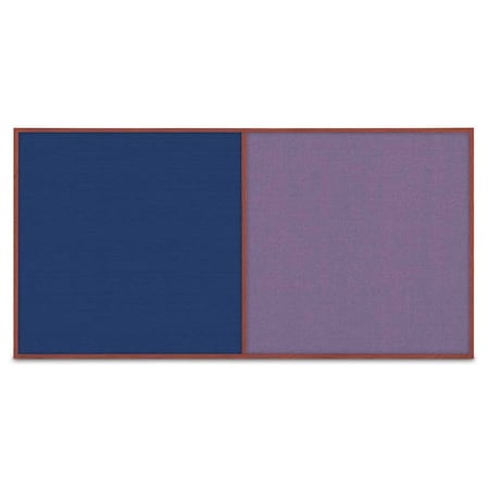 United Visual Products Enclosed Corkboard, 3 Door, 96"x48", 4" Fra, UV3413-BRONZE-BLACK UV3413-BRONZE-BLACK